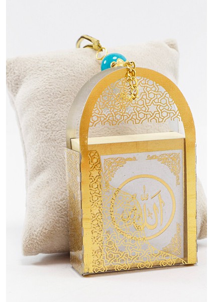 Turkuaz Doğal Taşlı Korunaklı Kaplı Mini Kur' An-I Kerim Araba Dikiz Ayna Süsü indirimleri