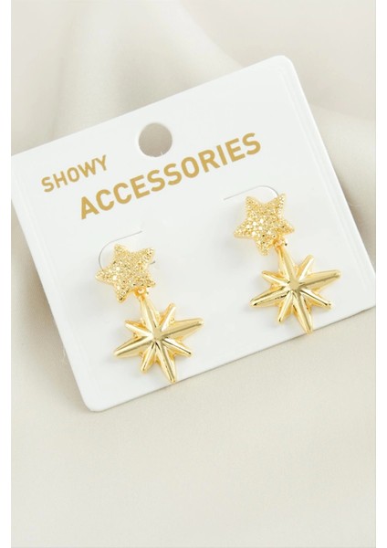 Yıldız Trend Metal Küpe