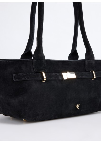 Deri Siyah Kadın Omuz Çantası Avy-Baırd indirimleri