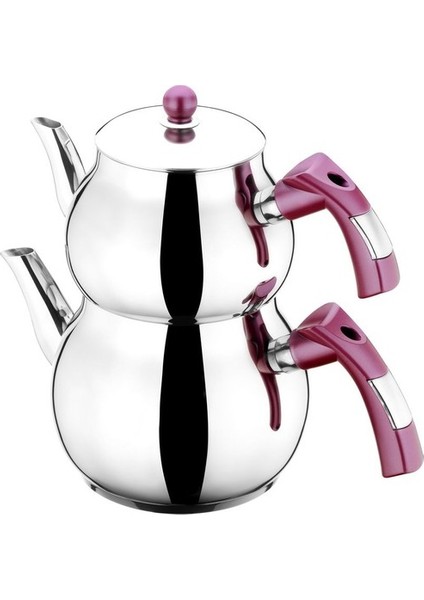 18 Parça Çelik Hiper Set Şeker Pembe - Çeyizlik Çelik Tencere Seti modelleri