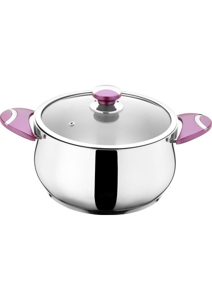 18 Parça Çelik Hiper Set Şeker Pembe - Çeyizlik Çelik Tencere Seti indirimleri