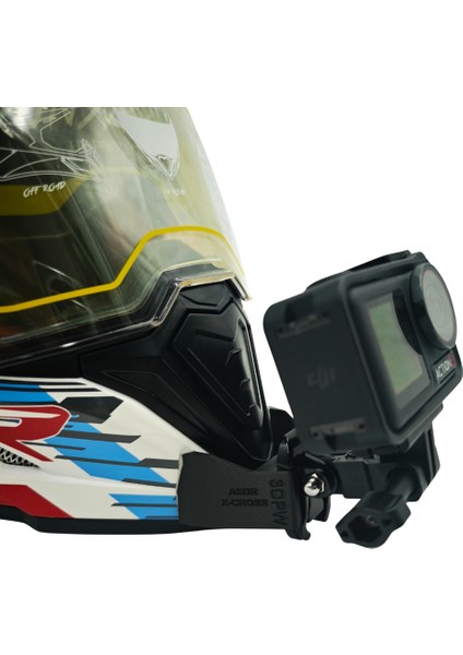 Axor X-Cross X1/x2 Kask Uyumlu Chinmount Aksiyon Kamera Çene Bağlantı Aparatı Seti