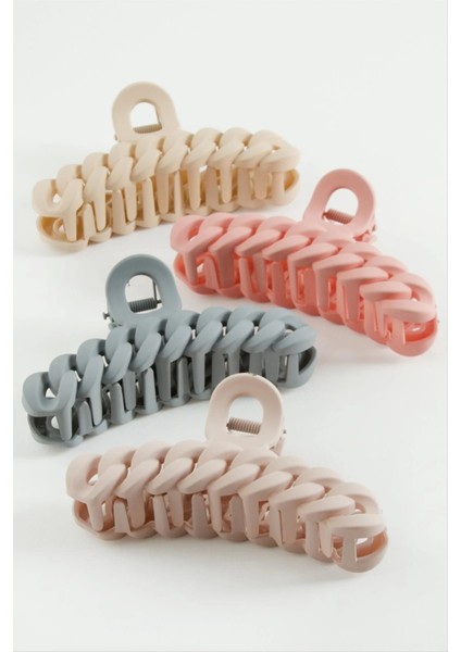 Zincir Şekilli Renkli Mandal Toka 11 cm