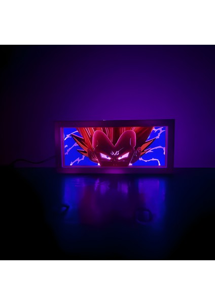 Majin Vegeta - LED Işık Kutusu