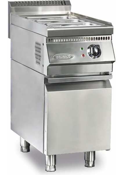 Elektrikli Bain Marie 700 Seri 2x1 / 1 Gn Dolaplı 80 x 70 x 85 (Cm)