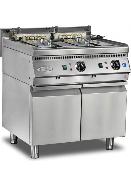 Elektrikli Fritöz 700 Seri 12+12 Lt Dolaplı 80 x 70 x 85 (Cm)