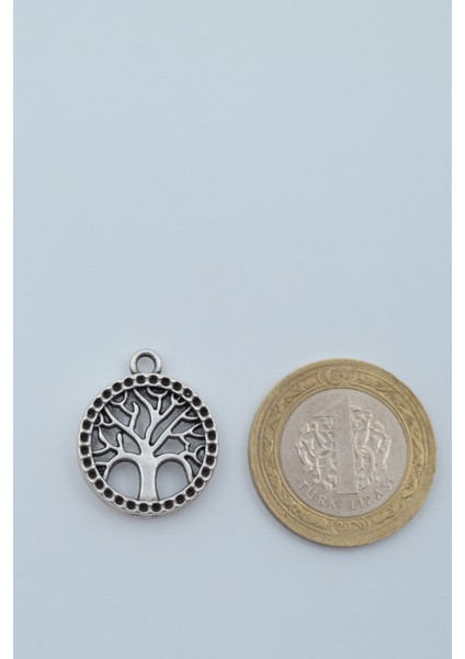 Minimal Yaşam Ağacı Gümüş Kaplama Düz Zincir Kolye fırsatları