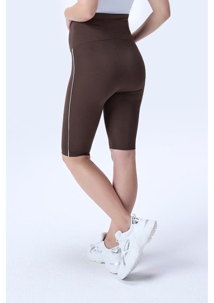 Imaj 357 Kahverengi Renk Toparlayıcı ve Extra Esnek Etkili Yüksek Bel Hamile Tayt fiyatları