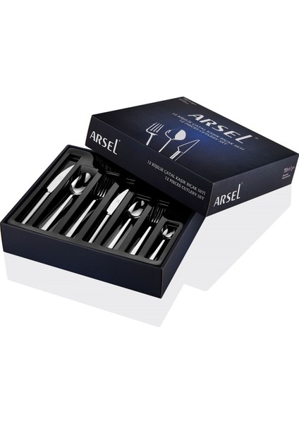 Alize Sade 89 Parça 12 Kişilik Çatal Kaşık Bıçak Servis Takımlı Tam Set 304 Paslanmaz Çelik 18/10 - 3mm indirimleri