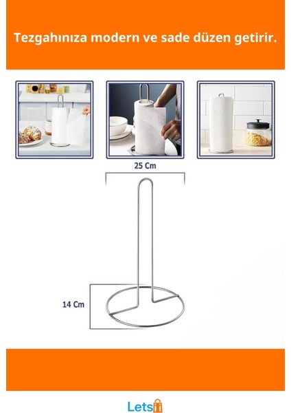 Parlak Krom Dik Kağıt Havluluk Şık ve Dayanıklı Mutfak Aksesuarı fiyatları