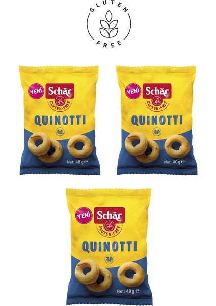 Glutensiz Quinotti Kinoalı Kraker (3 Adet)