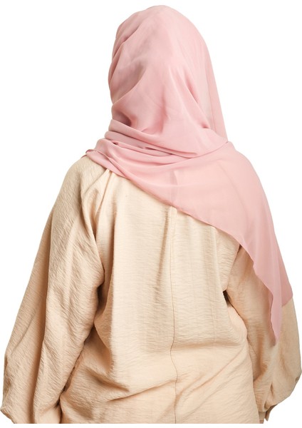 Pudra Pratik Hazır Geçmeli Bone Şal Şifon Düz 2506_06 indirimleri