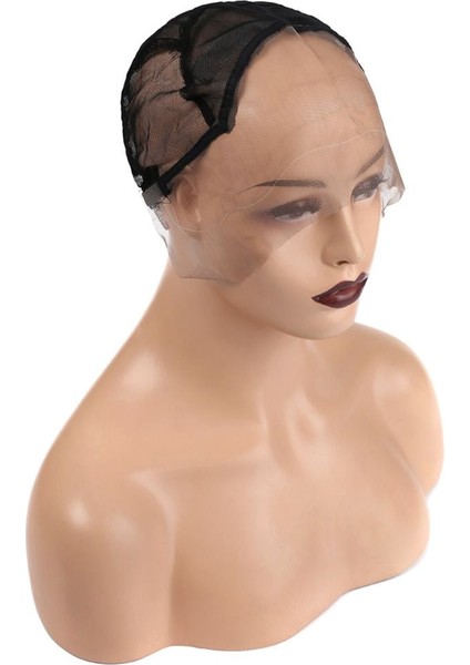 Front Lace Tül Peruk Dikim Filesi / Siyah