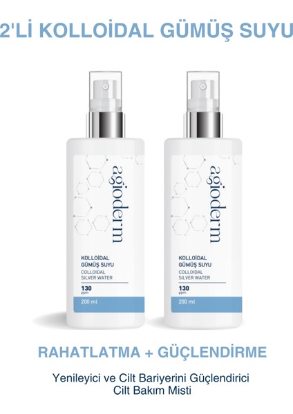 Kolloidal Gümüş Suyu 2'li Set
