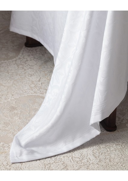 Pradines Masa Örtüsü - Beyaz - 160X230 cm fırsatları