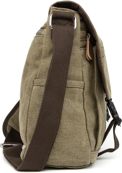 Kanvas Kumaş Astarlı Postacı Çantası: Hem Şık Hem Pratik Haki indirimleri