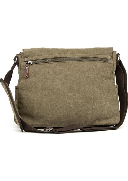 Kanvas Kumaş Astarlı Postacı Çantası: Hem Şık Hem Pratik Haki