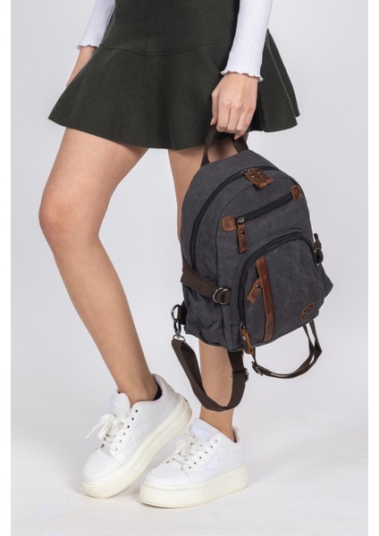 Kanvas Kumaş Çapraz - Mini Sırt Çantası indirimleri