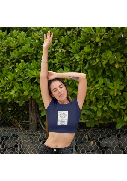 Death Star Crop Tişört - Lacivert fiyatları