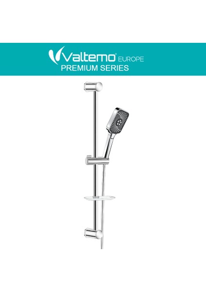 | Valtemo Reflex Krom-Siyah Sürgülü Duş Seti – Fonksiyonlu, Neoflex Patlamaz Hortumlu indirimleri