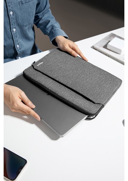 Light Serisi 15" Gri Notebook Kılıfı - A18E3G3