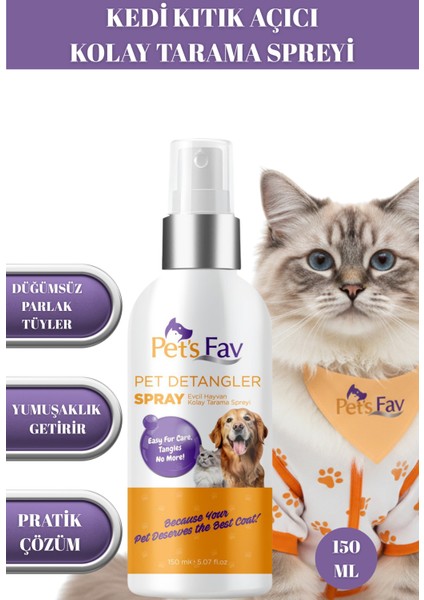 Köpek ve Kedi Kıtık Açıcı Kolay Tarama Spreyi Anında Dolaşıklık Giderme Bakımı & İpeksi Tüy fiyatları