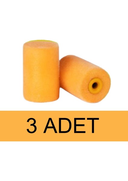 Kadife Rulo Yedek 5 cm Turuncu (01334) 3 Adet