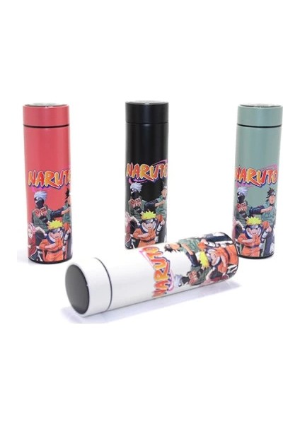 Anime Baskılı Dijital Göstergeli Termos 500 ml Model 3