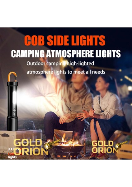 OR-723 Şarjlı Balıkçı Feneri | 3000 Lümen Güç | Type-C Hızlı Şarjlı | Çok Fonksiyonlu LED El Feneri modelleri