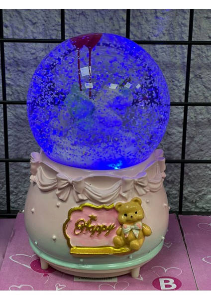 Unicorn Işıklı Müzikli Kar Püskürtmeli Büyük Boy Pilli Kar Küresi modelleri