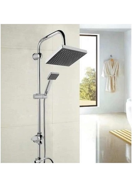 Tepe Yağmurlama Duş Seti Robotu Banyo Duş Ikili Duşluk Başlığı Lüx Set