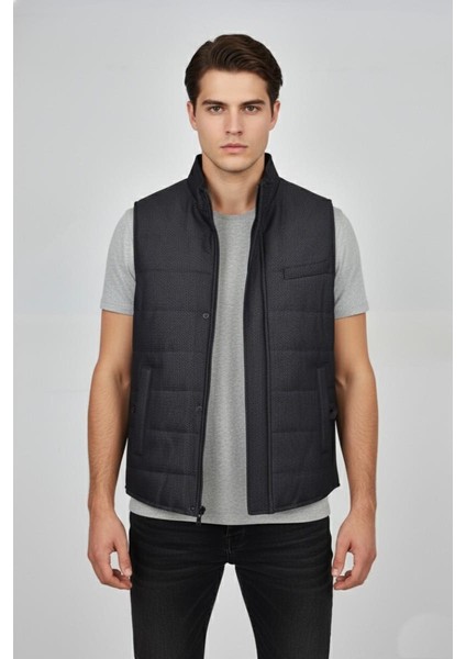 Erkek Spor Hakim Yaka Yelek Regular Kalıp 959-309 BGL-ST04875