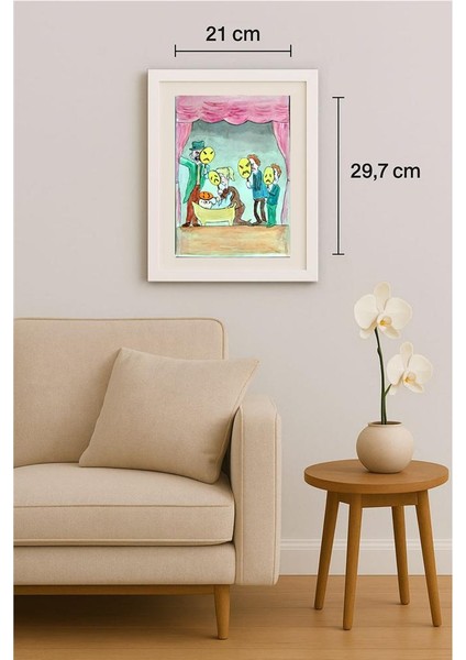 Dawood Deldar 29X21CM Orijinal Karikatür Tablo indirimleri