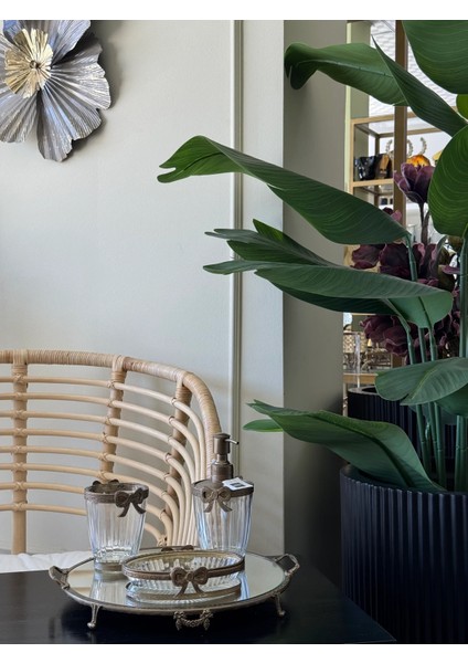 4 Parça Pirinç Banyo Seti