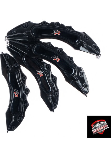 Siyah Fr 4'lü Kaliper Seti Yapıştırma Logolu fiyatları