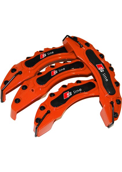 Turuncu S-Line 4'lü Kaliper Seti Yapıştırma Logolu modelleri