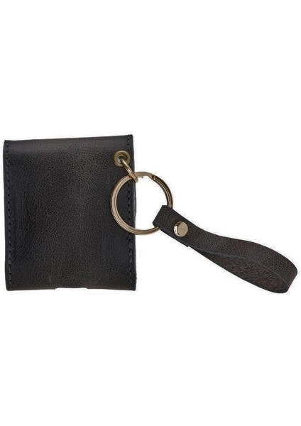 Apple Airpods 2.nesil Uyumlu Deri Kılıf Mai Snap Parlak Siyah fiyatları