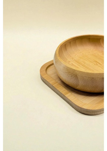 Doğal Bambu Stantlı Lokumluk Çerezlik Seti – Sunumluk, Şık ve Kullanışlı Tasarım indirimleri