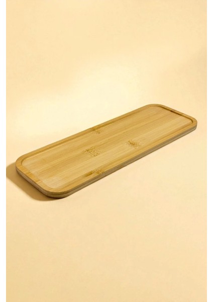 Doğal Bambu Stantlı Lokumluk Çerezlik Seti – Sunumluk, Şık ve Kullanışlı Tasarım