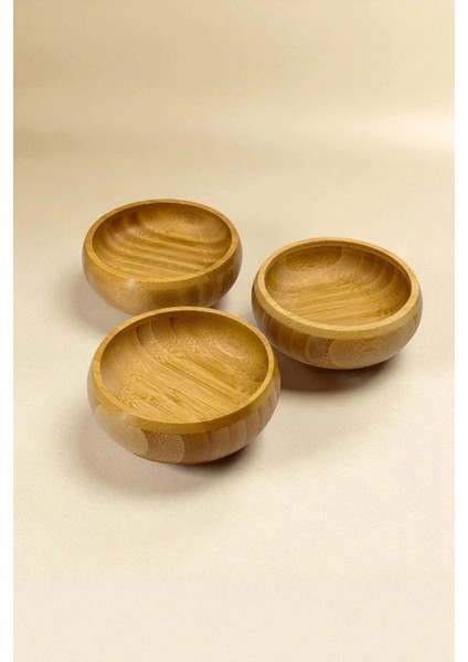 Doğal Bambu Stantlı Lokumluk Çerezlik Seti – Sunumluk, Şık ve Kullanışlı Tasarım