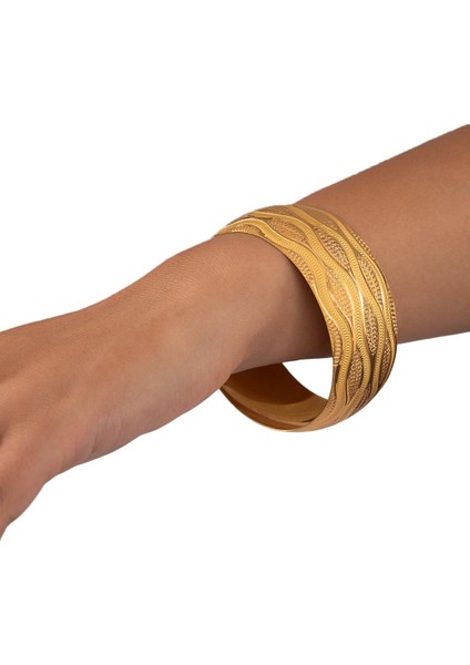 40 Gram (Gr) 40MM Rüzgar Model Mega Bilezik 22 Ayar Yatırımlık Işçiliksiz fiyatları