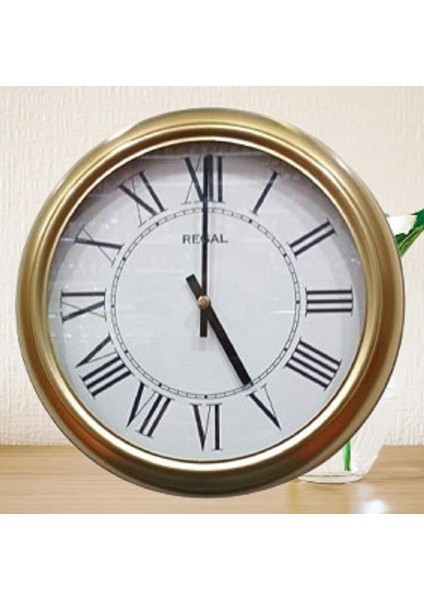 4290 Gwr Özel Seri Metal Kasa Akar Sessiz Saniyeli Duvar Saati fırsatları