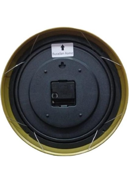 4290 Gwr Özel Seri Metal Kasa Akar Sessiz Saniyeli Duvar Saati indirimleri