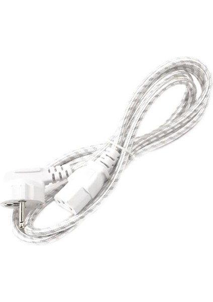 C7 Power 1.5 Metre Örgülü Beyaz Kablo