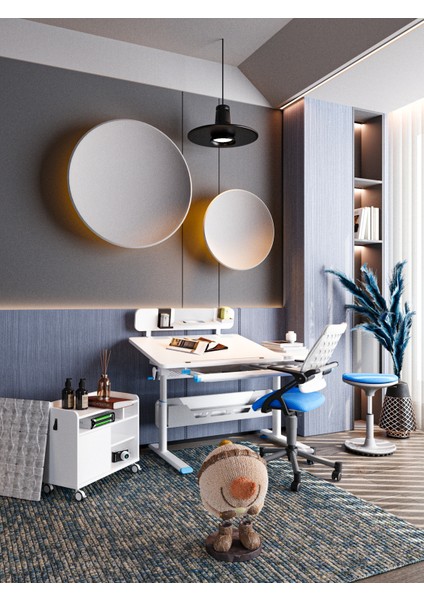 Vega Premium Plus Yükseklik ve Eğim Ayarlı Çalışma Masası Takımı