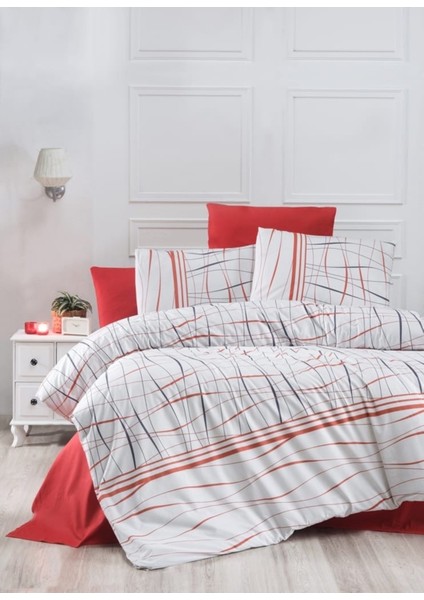 Çift Kişilik % 100 Pamuk Nevresim Takımı Sportive