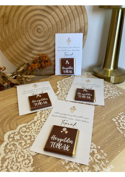 Kişiye Özel Bebek-Nikah-Söz-Özel Günler Çikolatası-40 Adet-Kutusuz