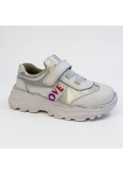 Ekstra Hafif Ortopedik Beyaz Spor Ayakkabı