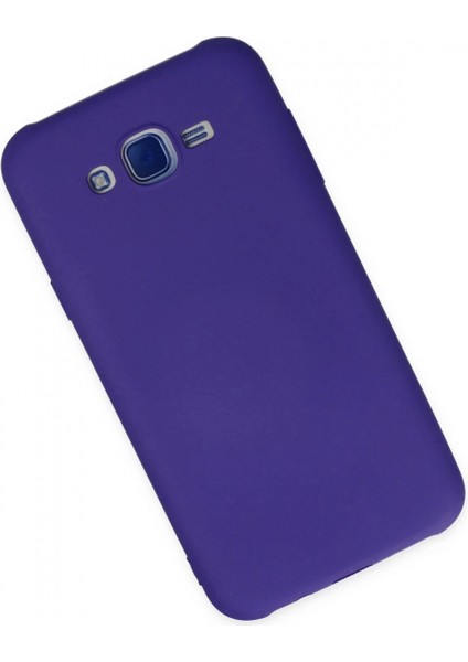 Samsung Galaxy J7 Kılıf Nano Içi Kadife Silikon - Mor (K95) fiyatları