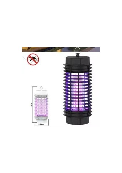Elektrikli Sinek Öldürücü Cihaz Cız Lamba Mor Işık